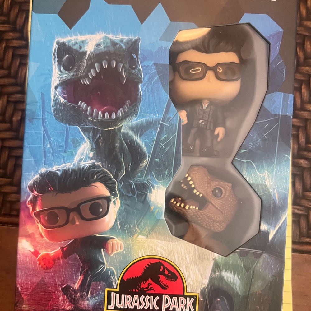 Funko verse strategy game Jurassic Park